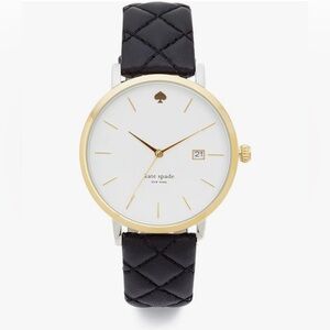 Kate Spade Quilted Leather Strap Metro Women's Watch